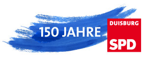 SPD Duisburg 150Jahre-300x129 in Für Wanheimerort und Hochfeld in den Rat und die Bezirksvertretung Mitte - und nach Europa